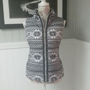 NWT Lands End snowflake vest